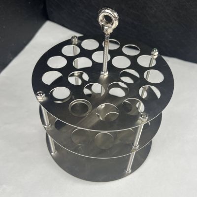 Oil bath test tube rack stainless steel round test tube rack water bath pot can be customized size test tube special rack water bath tower