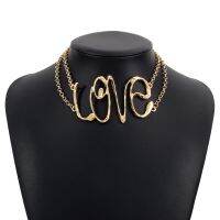 Necklace Woman Choker Love