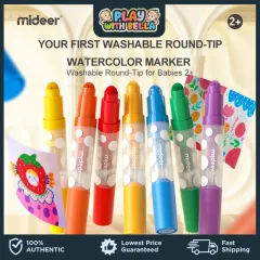 Tookyland Washable Pen Markers Safe for Kids 12/24 Colors