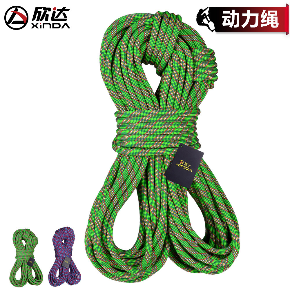 10/20/30M Portable Rock Climbing Rope Rappelling 10.5mm Dia Safety Survival Rope 