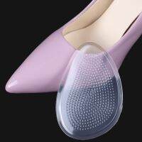 Transparent Silicone Forefoot Pads Soft Shock-absorbing Half Size Cushion Non-slip High Heel Insoles Plantillas Deportivas