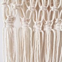 50LB แขวนผนังพรมทอมือราวแขวนผนังพรม Macrame Tapestry