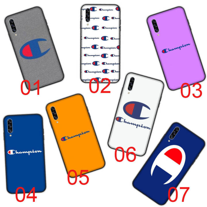 champion-อ่อนนุ่ม-ซิลิโคน-เคสโทรศัพท์-หรับ-samsung-a01-a50s-a31-m31-m21-a51-a10s-a30s-a11-a20-a50-a21s-a21-m30-a71-a20s-a70-m30s-a30-a10-m51-black-ปก