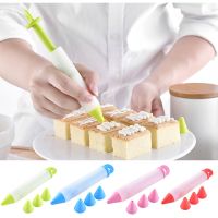 【CC】♚卐◈  Silicone Food Writing Chocolate Decorating Tools Mold  Cookie Icing Piping Pastry Nozzles Baking for Cakes