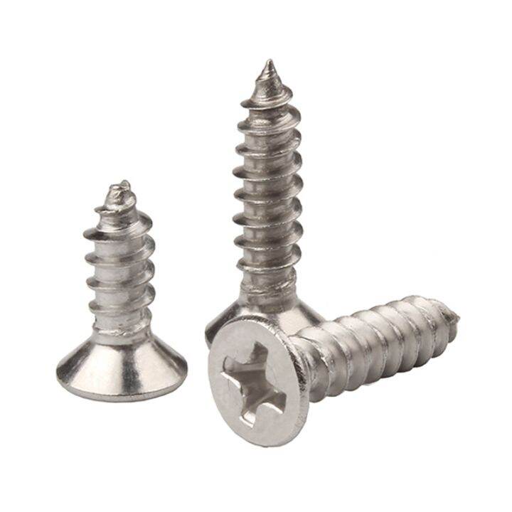 haotao-hardware-304สแตนเลสตนเองแตะสกรูฟิลลิป-countersunk-หัวสกรูไม้สกรูหัวแบนขยายสกรู-m1m1-2m1-4-m8