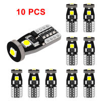 10Pcs T10 LED Auto 12V CANbus W5W หลอดไฟ LED 168 194 6000K สีขาวสัญญาณโคมไฟโดมอ่านป้ายทะเบียนรถภายในไฟ-gcbfxbfgfznfxnn