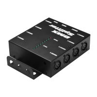 DMX512 Optical Signal Amplifier Spliter Distributor 1 Direct Input &amp; Output 8 Independent Outputs for Light Controller Stage Console Party DJ Club Disco KTV Light with Power Adapter