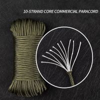 [HOT JJOZZZCXQDOU 575] 650ทหาร10-Strand Core เชิงพาณิชย์ Paracord กลางแจ้งฉุดกู้ภัยมัดเชือกเสื้อผ้าเต็นท์เชือกภูเขา