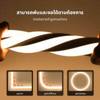 ไฟแถบนีออน neon flex LED ดัดงอได้ ยาว3/5/10ม สีสวยกันน้ำแรงดัน 220V เหมาะแก่การตกแต่งบ้าน ต่อปลั๊กให้พร้อมใช้งาน