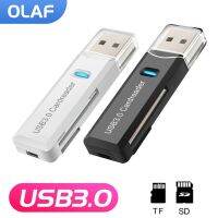 {Shirelle อุปกรณ์อิเล็กทรอนิกส์} แบบ2 In 1การ์ดรีดเดอร์ USB 3.0 2.0อะแดปเตอร์ความเร็วสูงหน่วยความจำการ์ดความจำขนาดเล็กสำหรับอุปกรณ์แฟลชไดร์ฟแล็ปท็อป