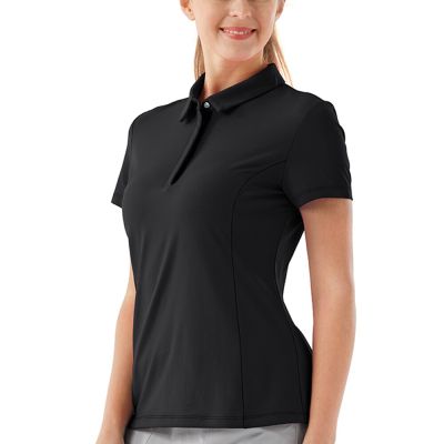 Tennis Tee Tops Casual Fashion Ladies T-Shirt Sport Women Short 50+ UV Protection Sleeve Polo Golf Shirts Quick Dry Lightweight Towels
