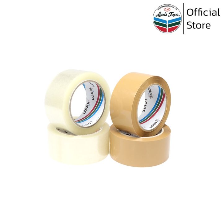 louis-tape-เทปโอพีพี-เทปปิดกล่อง-opp-tape-p85-2-นิ้ว-x-100-หลา-กาวสังเคราะห์-6-ม้วน-แพ็ค-กาว-เทปกาว-กาว3m-3m-กาว2หน้า-เทปกาว-เทปกันลื่น-เทปกาวกันน้ำ-เทป