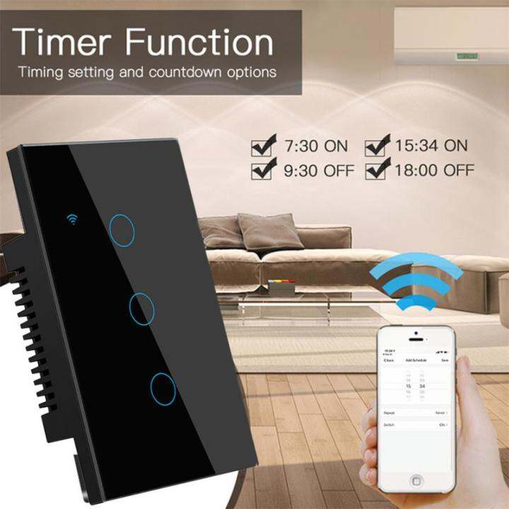 Tuya Smart Life Home WiFi Remote Wall Switch Neutral Wire Required