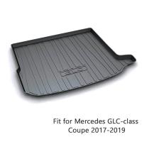 1Set Car Cargo rear trunk mat For Mercedes Benz GLC class Coupe 2017 2018 2019 Waterproof carpet Anti-slip mat Car accessories