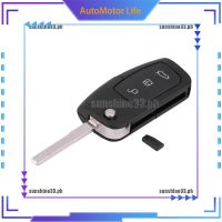 AutoMotor Life กุญแจรีโมทปุ่ม3 Fob 433MHz พร้อมชิป4D63สำหรับ Ford Focus Max Gal