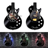 Acoustic Guitar Shape Wall Clock Modern Silent Vinyl Record Wall Watches Wall Clocks Decorative Wall Clocks Home Decoration