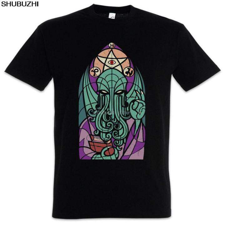 Urban Backwoods Circle Logo Cthulhu Heren T-Shirt Bruin Maat M