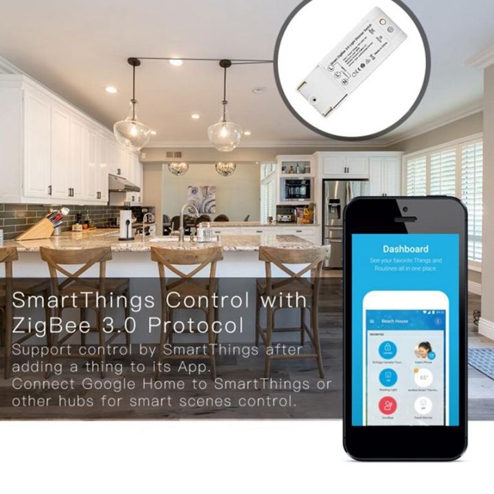 worth-buy-hot-smart-zigbee-3-0ตัวปรับแสงไฟสวิตช์ที่ปรับเปลี่ยนบ้าน-diy-สำหรับ-echo-plus-alexa-smartthings-app-ควบคุมระยะไกล