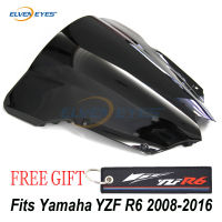 ElvenตาสำหรับYamaha YZF R6 2008-2016 2012 2013 อุปกรณ์มอเตอร์ไซค์ฟองคู่กระจกกระจกR6 08-16 12 13 ลมVisor F Airingสปอยเลอร์D Eflector