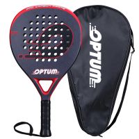 OPTUM ELITE Carbon Fiber Tennis Padel Racket Pop Tennis Paddle Raquete Padel Shovel Padel Pala with Cover Bag