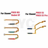 สําหรับ Xiaomi Poco M3 X3 Redmi 9T เครื่องสแกนลายนิ้วมือเชื่อมต่อ Flex Cable Touch ID Sensor Connector Flex Cable ซ่อมอะไหล่