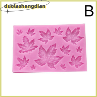 [Duola] Rose Leaf ซิลิโคนแม่พิมพ์ใบ fondant DIY เค้กตกแต่งเครื่องมือขนมช็อกโกแลต