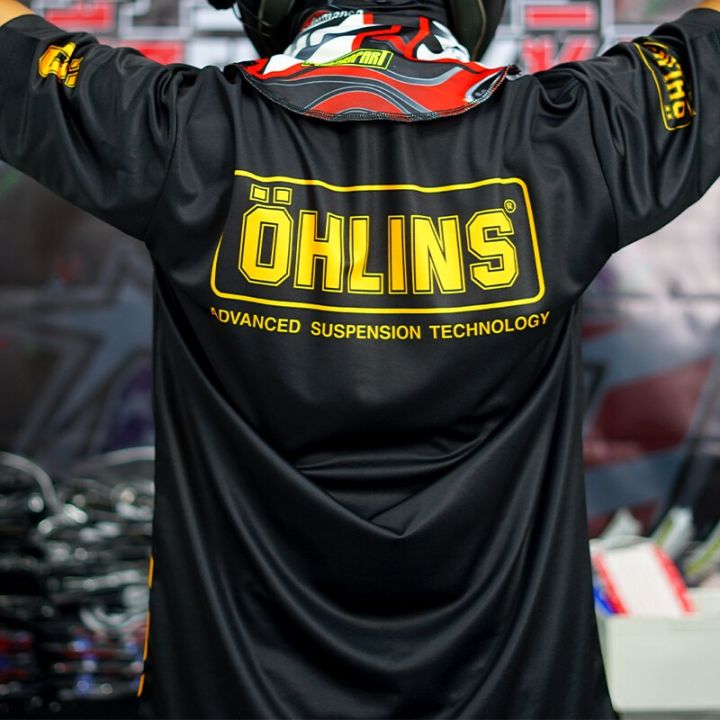 ปรับแต่งได้-เสื้อ-ohlins-ใส่ออกทริป-ดีไซน์ใหม่-ผ้าไม่หด-ใส่ขับรถ-วิบาก-นักแข่ง-s-5xl