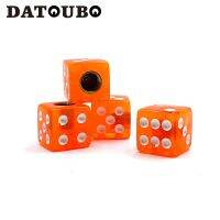 【CC】 DATOUBO 4 pcs Plastic Car Tire CapBicycle Truck Tyre stem capDice Air Dust Caps