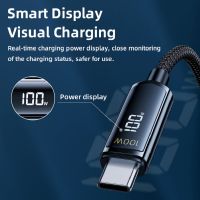 (HOT)Remax PD 100W 20V 5A USB C สาย Lightning Type C สำหรับ 12 ศัพท์ Super Fast Charging พร้อม LED