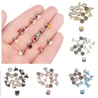 HOT 10Pcs Eyelet Spikes Dolls Clothing Buttons for Sewing Accessories