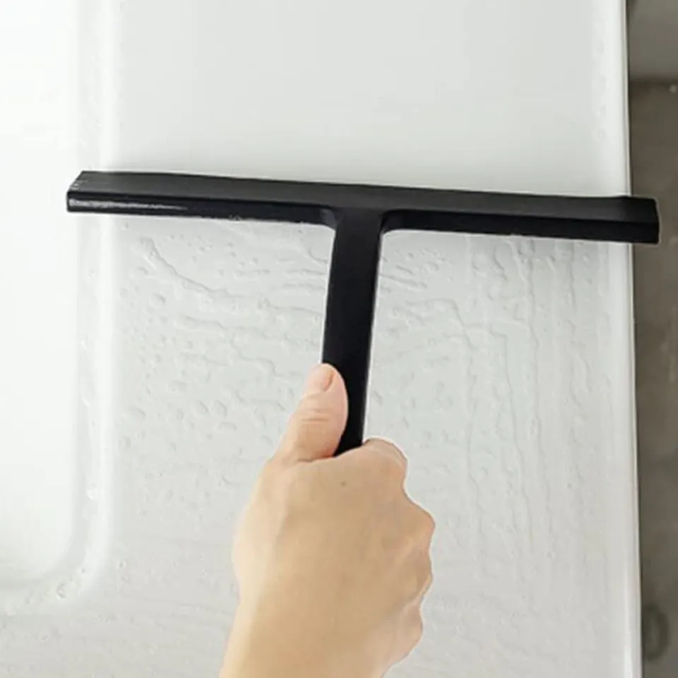 Shower Squeegee For Glass Door Shower Wall Scraper Cleaner With