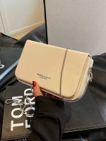 This years popular bag womens 2023 new solid color high-end small square bag fashion casual all-match chain Messenger bag 【QYUE】