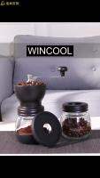 โปรโมชั่น+++++ Wincool เครื่องบดกาแฟ Coffee Grinder ด้วยมือแบบพกพา เครื่องบดเมล็ดกาแฟแบบแมลนวลสีดำปรับความละเอียดได้ ล้างน้ำทั้งเครื่อง ราคาถูก ที่ บด เมล็ด กาแฟ มือ หมุน เฟือง บด กาแฟ มือ หมุน เครื่อง บด มือ หมุน กาแฟ