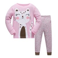 Pure Cotton Toddler Pajamas Mermaid Kid Clothes Cotton Pyjama For Girls Sleepwear Nightwear For Home Night Suit For Kids Heart