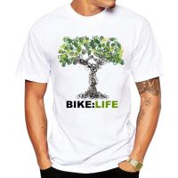 Art Geek Style Tops Tee Clothes Bike Life T-Shirt MenS Personality Bicycle Design Printed T Shirt 【Size S-4XL-5XL-6XL】