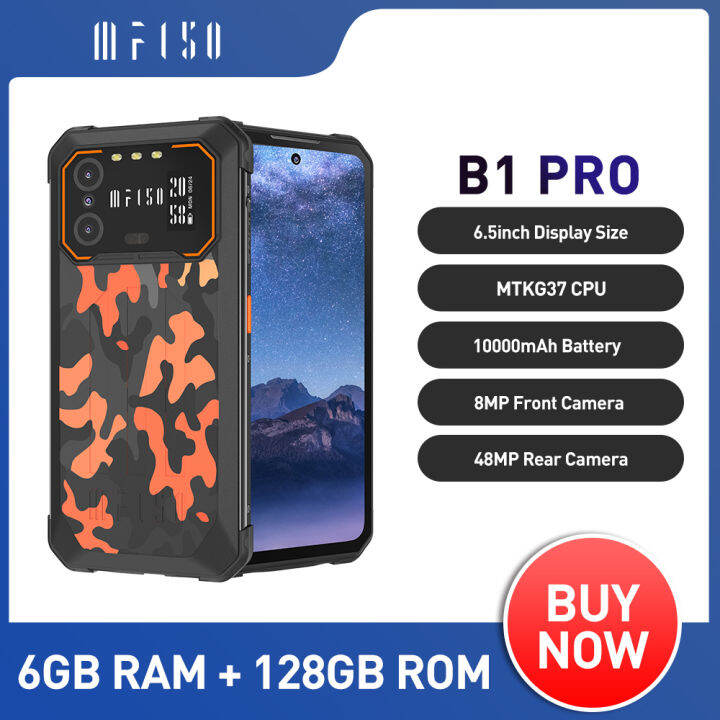 IIIF150 B1 Pro Rugged Smartphone 6.5" FHD+ Display 10000 mAh Android 12