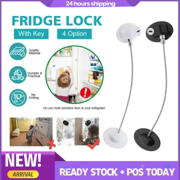 Baby Safety Lock Refrigerator Lock Child Safety Fridge lock for Kitchen and  Freezer Lock T-Shape Design - KiddieGuard