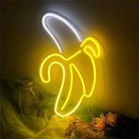 ▫ Banana Shape Neon Light Signs Room Wall Decor Lamp LED Neon Lamp Art Baby Children Night Lights Hanging Led Lamp for Party