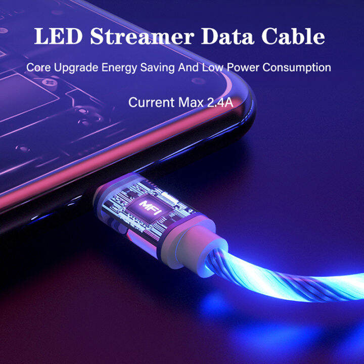 streamer-charging-cable-lightning-flowing-led-wire-fast-charger-compatible-for-android-type-c-charging-cord