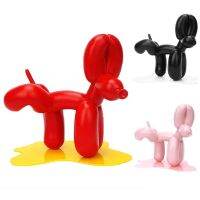 New Peeing Doggy Balloon Dog Sculpture Resin Crafts Animal Statue Home Decor Office Decoration Nordic Sculptures and Figurines