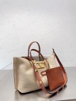 NOWDSValentino~Casual Crossbody Large Woven Tote Bag