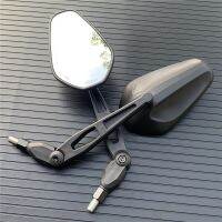 Universal Oval Foldable Rear View Mirrors For Motorcycle Fits For And 10Mm Thread Mirrors