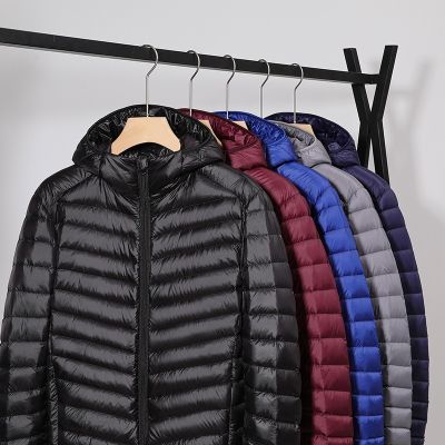 ◇ jiozpdn055186 Alta qualidade masculino leve resistente à água packable encapuçado puffer jaqueta 2022 negócios casual primavera e outono casaco