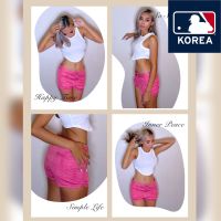 MLB WOMEN SHORT กางเกงขาสั้นผู้หญิง **ป้ายแคร์ตัดครึ่งเนื่องจากการนำเข้า**