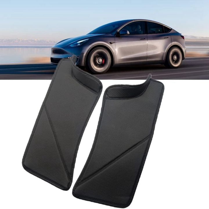 Car Rear Door Sill Protector for Tesla Model Y 2022 2023 Rear Seat  Anti-Dirty Mat Anti Kick Pad Model Y Car Accessories Accessory