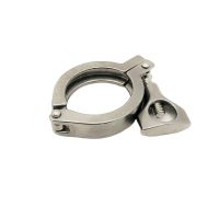 Light Duty Tri Clover Compatible (OD 50.5mm) Single Hinge Clamp 304 Stainless Steel Sanitary Fitting for home Brewing