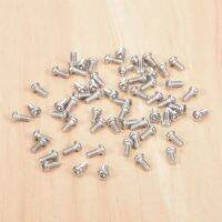 60pcs M2 x 4mm 304 Stainless Steel Round Head Screws Bolt