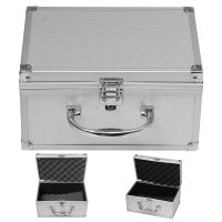 Portable Aluminum Tool Box Large Safety Equipment Toolbox Instrument Case Storage Box Suitcase Impact Resistant Case With Sponge