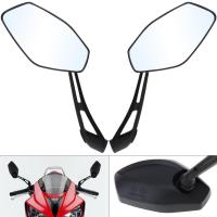 1Pair 10mm Modified Universal Plastic Shell Aluminum Motorcycle Rearview Mirror Rod Black Motorbike Side Mirror Mirrors