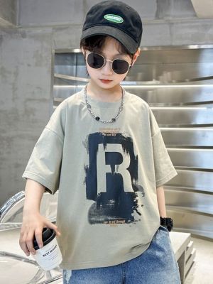 Uniqlo เสื้อยืดแขนสั้นสำหรับเด็กผู้ชาย,เสื้อผ้าเด็กอเนกประสงค์สไตล์ญี่ปุ่นและเกาหลีใต้เสื้อคลุมใหม่ฤดูร้อน